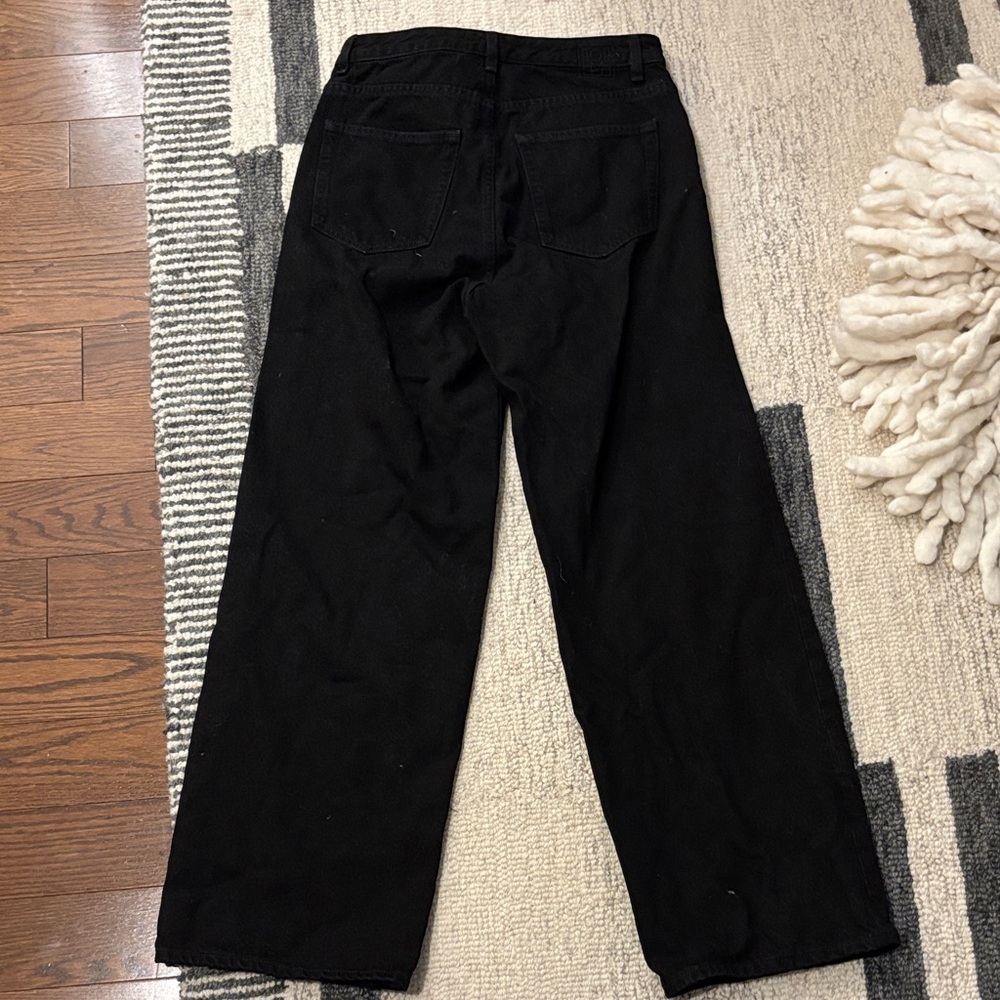 Toteme Black Wide-Leg Jeans - Picture 7 of 7